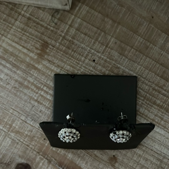 3/$12 Silver and blue post earrings. - Picture 2 of 2